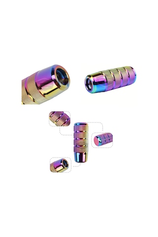 Üniversal 9.5 Cm Jdm Metal Spor Görünümlü Vites Topuzu Aparatlı Alüminyum Alaşım Otomatik-manuel Yarış Vites Kolu Bukalemun Neo Krom 00 Şüscaroto Aksesuar Diğer