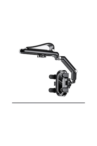 Seametal Güneşlik Araç Telefonu Tutucu 3-ortak 360 Derece Dönen Telefon Montaj Navigasyon Evrensel 4-7 Inç Akıllı Telefon Standı