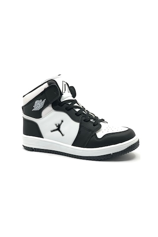 Cool Jordan Glaxy Uzun Pekin Haykat Boğazlı Unisex Spor Ayakkabı SİYAH-BEYAZ