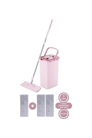Onikiden Flora F400 Sihirli Tablet Mop Temizlik Seti Ve 2 Adet F396 Yedek Mikrofiber Mop Bezi