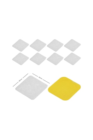 50 Adet 3x3 Cm Çift Taraflı Yapışkan Kare Bant