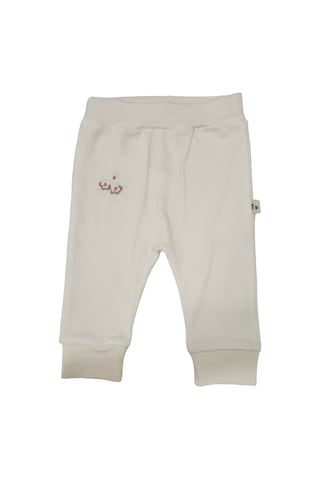 Ciccim Baby Pantolon Manşetli Flower Garden Naturel-11021 Ekru