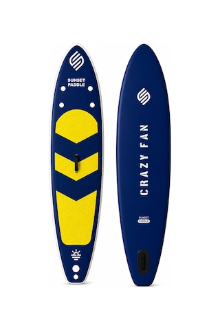 Crazy Fan Sarı Lacivert Şişme Sup Board / Paddle Board 320 Cm