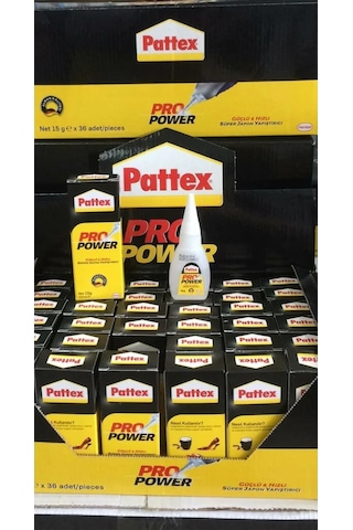 Pattex 1723117 Süper Japon Yapıştırıcı Pro Power 15 Gr. 10 Adet
