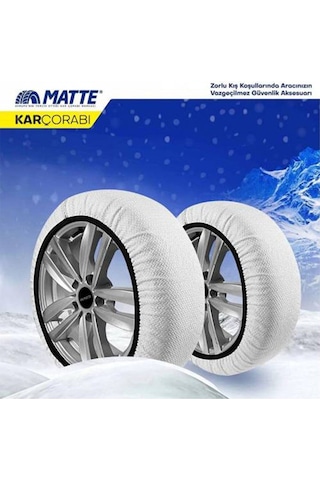 Super X 175/65/17 Large Size 66 Oto Kar Çorabı 2 Lastik Için Matte 130