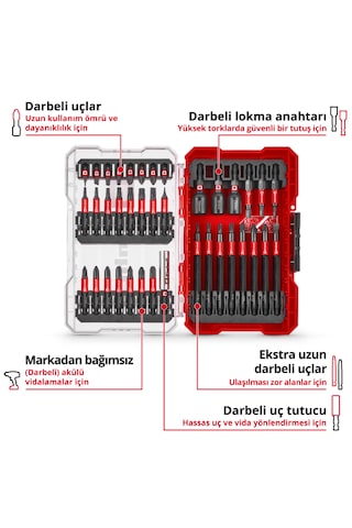 Einhell M-CASE 38 Parça Bits Uç Seti - 49109250