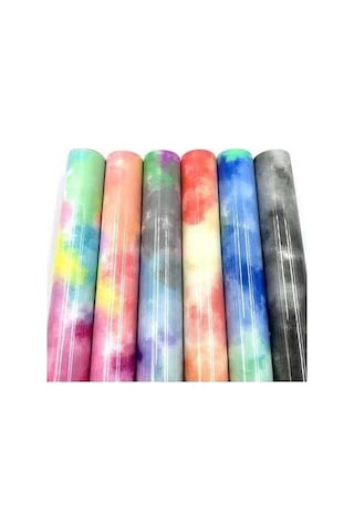 Flybuy Blue Yellow Men's Tie Heat Transfer Vinyl Decal, 50x100cm, Tpu Material, Suitable For Dıy