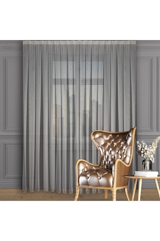 Kırık Beyaz Düz Tül Perde Monaliza Seyrek Pile 1'e 2 Pile-kırık Beyaz Kırık Beyaz