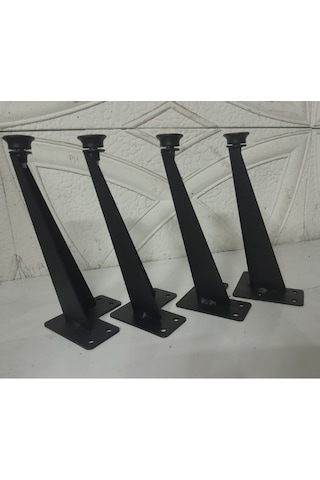 4 Adet Dekoratif Metal Tv Ünitesi-sehpa-mobilya Ayağı