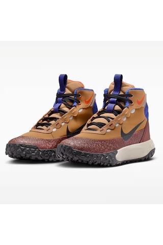 Nike Terrascout Leather Sneaker Hakiki Deri Bilekli Reflektörlü Günlük Spor Ayakkabı Kahverengi