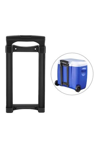 Homyl Yedek Seyahat Bagaj Teleskopik Sap Alüminyum 36.6 Inç Siyah