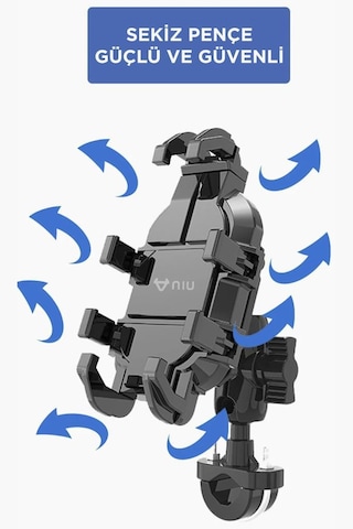 Torima JX-043 Car Holder Araç Içi Ve Bisiklet Telefon Tutucu Siyah