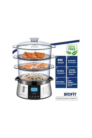 Goldmaster Biofit GM-7268D Buharlı Pişirici