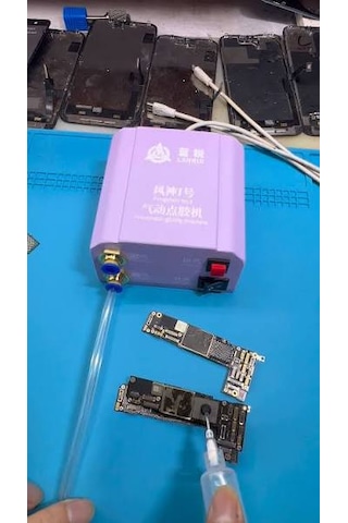 Lan Rui Çok Fonksiyonlu Pnömatik Yapıştırıcı Ve Tutkal Dispenseri Havalı Noktasal Yapıştırma Makinesi