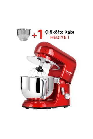 Musullu Masterchef 6.5 L 1800 W Mutfak Şefi Stand Mikser + Çiğköfte Kabı
