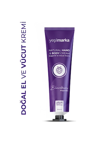 Yeşilmarka Böğürtlen Özlü Doğal El ve Vücut Kremi 75 ML