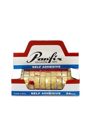 Panfix 12 Mm X 10 Metre Selofon Bant 24'lü Kutu 1