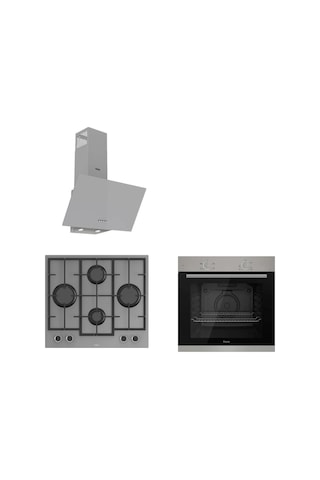 Ferre XE61MDV - LN388 - D088 Gri Cam Ankastre Set Gri