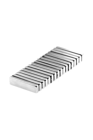 Öşeli Neodyum Mıknatıs Dikdörtgen 40X10X5 Mm - 2 Adet