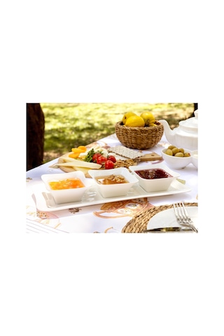 Madame Coco New Petit Concept 4 Parça Sunum Tabağı 1kserv006537,2x14,3x5,8cm