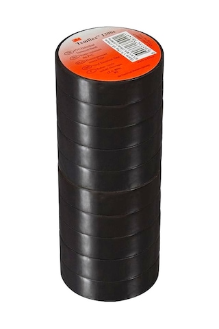 3M Elektrik Bantı Temflex Izole Bant 10 Adet Siyah 3M Elektrik Bantı Temflex Izole Bant 10 Adet Siyah