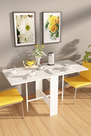 Dekorfim DF01101B Portatif Pratik Katlanır Masa Mutfak Masası