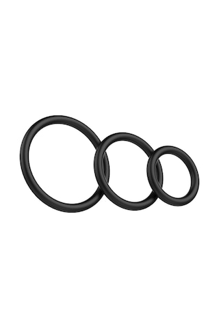 Odins Shop Triour 3'lü Silikon Penis Halka Seti