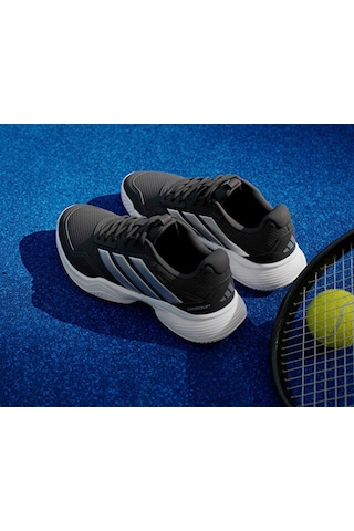 Adidas Gamecourt 3 W Unisex Tenis Ayakkabısı Kı3601 Siyah