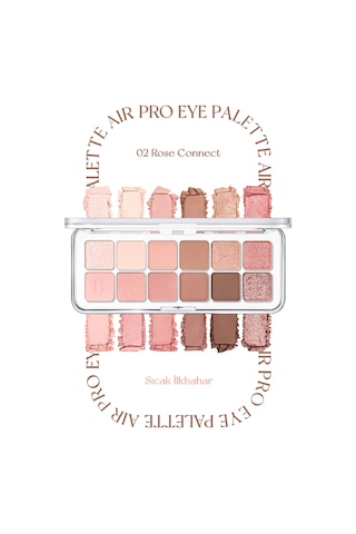 Clio Pro Eye Palette Air 02 Rose Connect