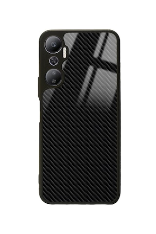 İnfinix Hot 20 Carbon Tasarımlı Glossy Telefon Kılıfı Çok Renkli