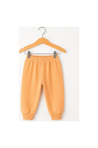 H&c Coolboy H&c %100 Pamuk Penye Bebek Tek Alt Pantalon 0-36 Ay Turuncu