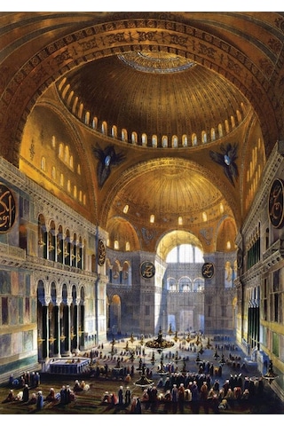 Ayasofya Camii'nde İlk Namaz 1000 Parça Eğitici Puzzle