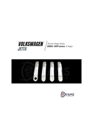 Vw Jetta Krom Kapı Kolu 4 Kapı 2006- 2011 Arası P. Çelik
