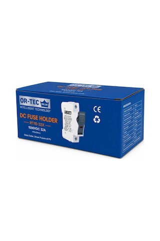 Or-tec 1000v 32a 10x38 Dc Sigorta + Sigorta Yuvası 10'lu Set