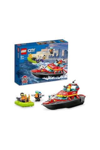 LEGO® City İtfaiye Kurtarma Teknesi 60373 5+ Yaratıcı Oyuncak Yapım Seti - 144 Parça