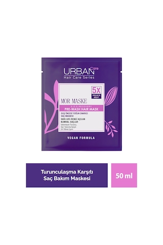 Mor Turunculaşma Karşıtı Duş Öncesi Saç Bakım Maskesi-50ml