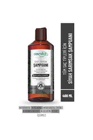 Güçlendirmeye Ve Beslemeye Yardımcı Siyah Sarımsak Şampuanı 400ml Güçlendirmeye Ve Beslemeye Yardımcı Siyah Sarımsak Şampuanı 400ml