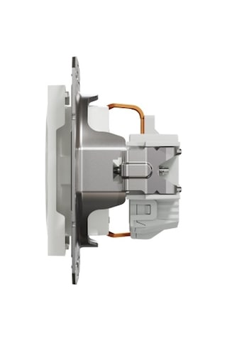 Schneider EPH2900121 Asfora Beyaz Tekli Topraklı Priz + Çerçeve