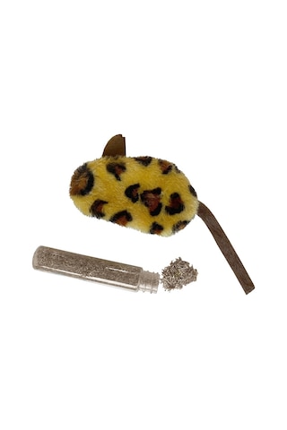 Markapet Kedi Oyuncağı Leopar Desenli Peluş Fare 6-10-18 cm