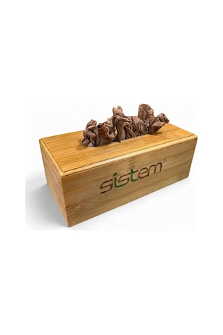 Sistem Tek Kulanımlık Ahşap Deneme Çorabı Kutusu-naturel