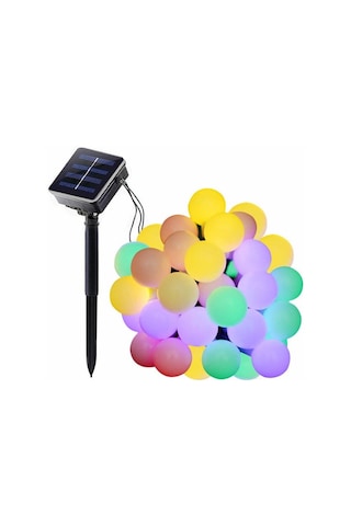Solar Güneş Enerjili Dış Bahçe Top Aydınlatma 6.5Metre 30 Led Çok R