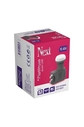 Next Ye-404 Platinum Seri 4K 4'lü Lnb Next Ye-404 Platinum Seri 4K 4'lü Lnb