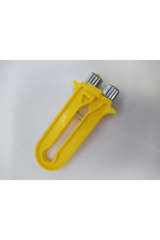 Folinda Arı Kovanı Çerçeve Tel Gerginleştirici - Plastik Ve Metal Yapı, Sarma Ve Sıkma Aracı, Sarı Renkli Arıcılık Gereci