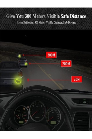 Reflektörlü Arabada Bebek Var Oto Sticker Yapıştırma