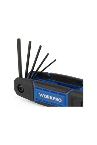 Workpro Wp222028 8 Parça Cr-v Metrik Çakı Tipi Profesyonel Allen Anahtar Takımı