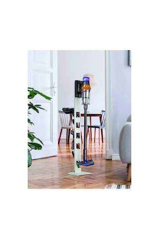 Dyson Uyumlu Dikey Süpürge Standı Beyaz Renk V15 - V12 - V11 - V10 - V8 Beyaz - 584031244