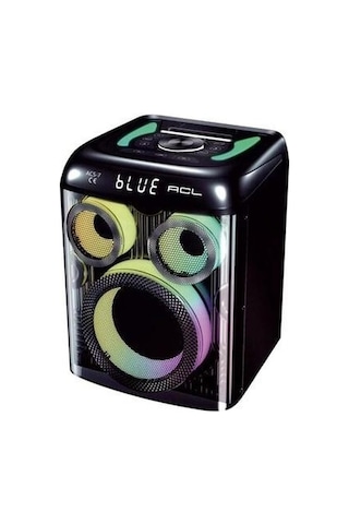 Acs-7 50w Bluetooth Hoparlör 8 İnç Speaker, Mikrofon, Rgb Yüksek Sesli Parti Ve Karaoke