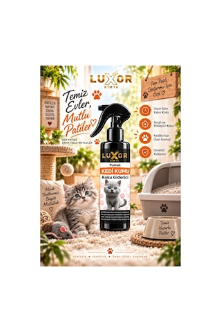 Luxor Kimya Pudralı Kedi Kumu Koku Giderici 200 ML