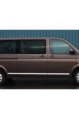 S-Dizayn  Volkswagen T5 Transporter Krom Yan Kapı Çıtası 5 Prç. K.Ş 2010