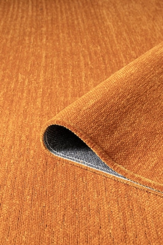 Valerıa Vlr01t Turuncu Dekoratif Şönil Kilim Modern Desen Yıkanabilir Yumuşak Kaymaz Taban Halı